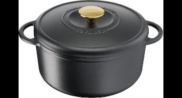 TEFAL Pierre Gagnaire Erfgoedgekeurde gietijzeren braadpan - Rond - 19 cm - 2,2L