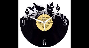 Retro Vinyl Klok gemaakt van een echte LP - Met geschenkverpakking - Musje