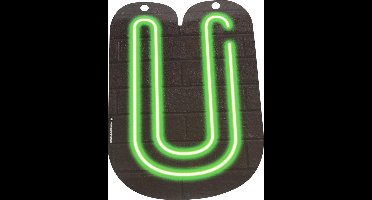 Neon letter - U