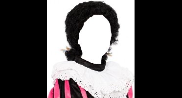 Pruik - Piet - Luxe met staartjes