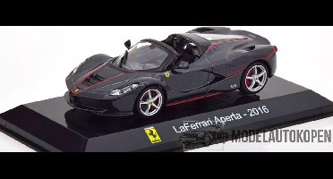 LaFerrari Aperta 2016 (Grijs) 1/43 Altaya - Modelauto - Schaalmodel - Model auto - Miniatuurautos - Miniatuur auto