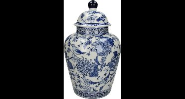 Wants&Needs Pot Porselein Blauw 18 X 18 X 35