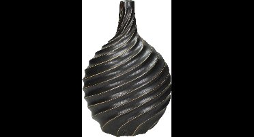 Wants&Needs Vaas Keramiek Zwart 20.5 X 15 X 30