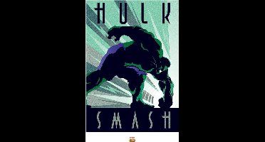 Pyramid Poster - Marvel Deco Hulk - 80 X 60 Cm - Multicolor