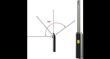 TAB Professional Lighting TAB3926 3,7V Li-Ion accu LED inspectielamp buigbaar - 150° - 600Lm