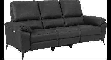 3-zits Relax Bank Ulven Grijs Barry 215cm - Giga Living