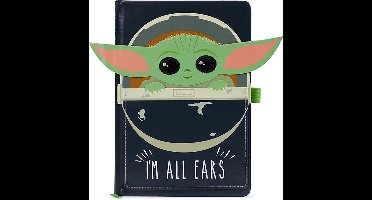 Pyramid International Star Wars Notitieboek The Mandalorian Premium A5 I'm All Ears Zwart