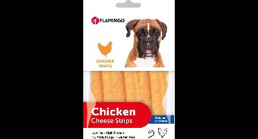 Flamingo Hondensnack Chick'n Cheese Strips 85 gr - 85 gr