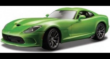 Maisto Auto Dodge Viper Srt Gtr 2013 Die-cast 1:18 Groen