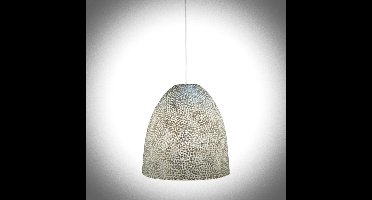 Trendy Design Hanglamp woonkamer white capiz parelmoer schelp doorsnee 45 cm