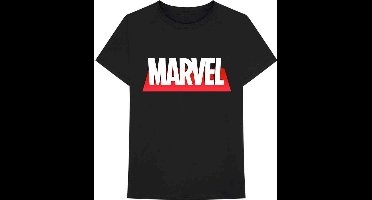 Marvel Marvel - Out The Box Logo Heren T-shirt - 2XL - Zwart