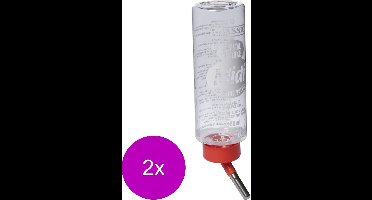 Classic Drinkfles Cavia Plastic - Waterfontein - 2 x 320 ml