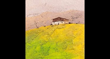 Kunstdruk Bernhard Gerner - Landhaus 2 50x50cm