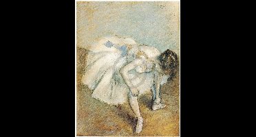 Kunstdruk Edgar Degas - Danseuse nouant son brodequin 24x30cm