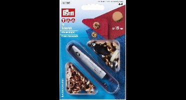 Naaivrijdrukknopen Anorak MS Koper - 15 mm