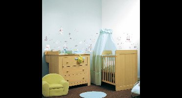 Winnie de Poeh - Muurstickers - Multi - 17x34 cm