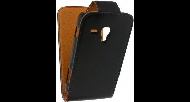 Xccess Leather Flip Case Samsung Galaxy Trend S7560 Black