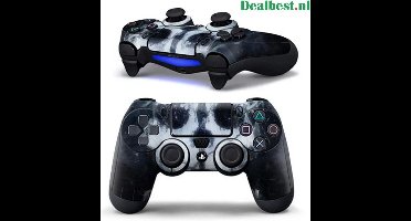 PS4 dualshock Controller PlayStation sticker skin | White Skull