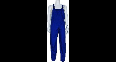 Yoworkwear Tuinbroek polyester/katoen korenblauw maat 86