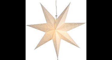 Kerstster met lamp - 51cm