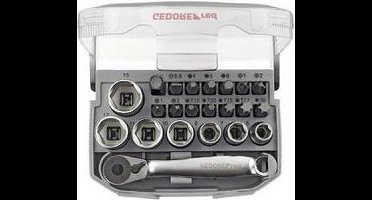 Gedore RED R49005023 3300026 Dopsleutel-bitinzet 23-delig