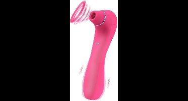 Power Escorts Luchtdruk vibrator - Clitorisstimulator - 10 standen - Oplaadbaar - Roze