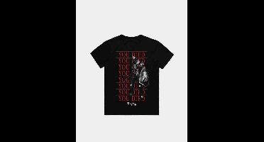 Demon's Souls Heren Tshirt -S- You Died Knight Zwart