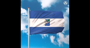 Vlaggenclub Vlag Veendam 150x225cm - Mastvlag voor buiten - Duurzaam