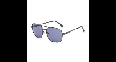 Guess - GF0211 - Zonnebril - Heren - Metaal - Blauwe lens