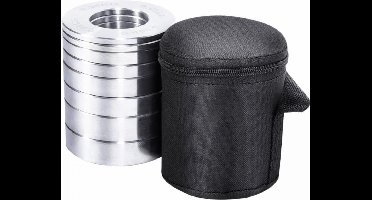 Gorilla Sports Halterschijven set 50/51mm Chroom 5 kg