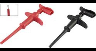 VOLTCRAFT MSK-118 Grijpklem Bus 4 mm CAT III 1000 V, CAT IV 600 V Zwart, Rood