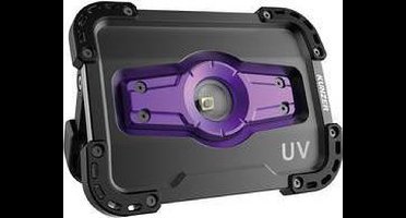 Kunzer PL-2 UV Schijnwerper UV-lamp, LED werkt op een accu 400 lm