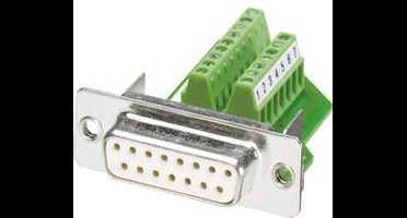 Phoenix Contact VS-15-BU-DSUB/16-MPT-0,5 1688094 D-sub bus 180 ° Aantal polen: 15 Schroeven 1 stuk(s)