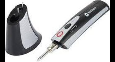 TOOLCRAFT KBI-637 Soldeerbout 230 V/AC 6 W +450 °C (max) Werkt op een accu