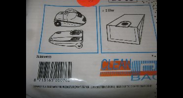 stofzuigerzak papier (zakje) 5st.