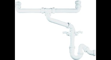 Dubbele sifon ruimtebesparend mizzo