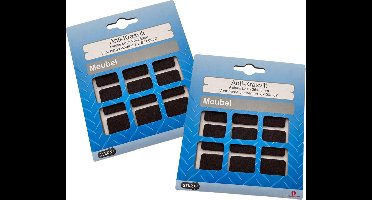 STARX anti-krasvilt - meubelvilt | zelfklevend | 25 X 25 mm | bruin | 18 STUKS