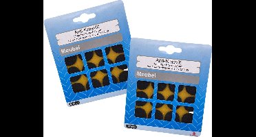 STARX anti-krasvilt - meubelvilt | zelfklevend | Ø 22 mm | bruin | 24 STUKS