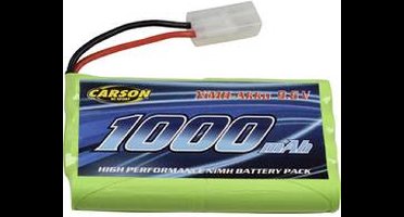 Carson Modellsport NiMH accupack 9.6 V 1000 mAh Tamiya-stekker