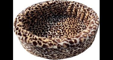 NapZZZ Bontmand Luipaard bruin 104x93xH22 cm
