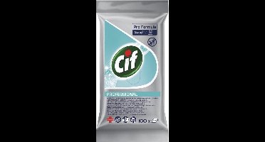 Cif Professional - Antibacteriële Schoonmaakdoekjes 100 stuks