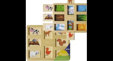 Wie leeft waar puzzel