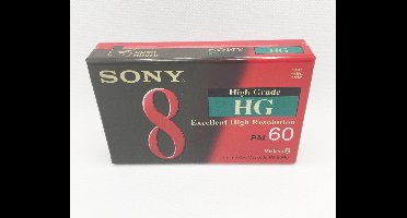 SONY High grade Tape VIDEO8 Cassette 60 Minuten HG