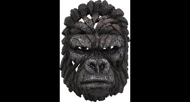 Gorilla hoofdtrofee 34 cm Deco schedel