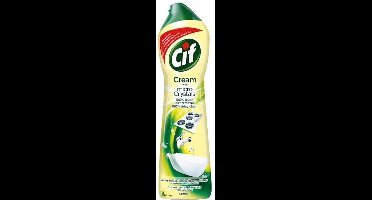 Cif Cream Citroen Schuurmiddel - 4 x 500 ml - Voordeelverpakking
