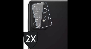 Camera Screenprotector geschikt voor Samsung A52 - 2x Glas Screen Protector