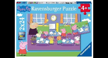 Ravensburger puzzel Peppa Pig - Twee puzzels - 24 stukjes - kinderpuzzel