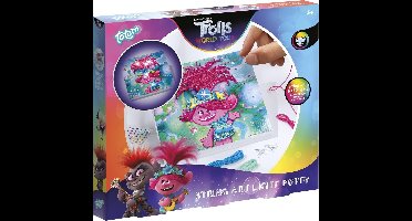 Totum Trolls String Art Light Up Poppy - Knutselset met LED lichtjes