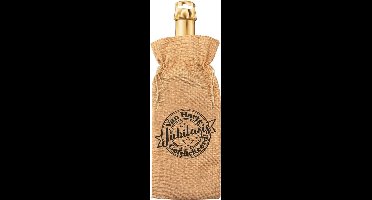 Cadeauverpakking - fles - Jubilaris - Jute - 42 cm - Paper Dreams