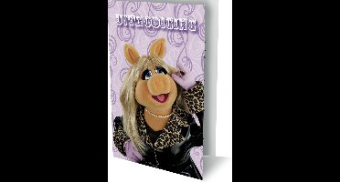 Muppets - 6 Dubbele Uitnodigingen Met Envelop - Ik geef een feest!